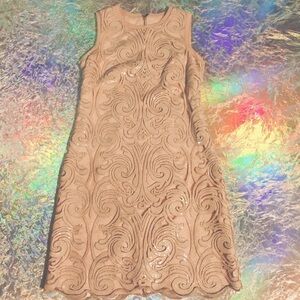 Vince Camuto Blush Lace Dress